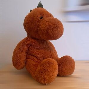 Animal Adventure 16" Orange and Green Dinosaur Plush
Stuffed Animal Toy Rare